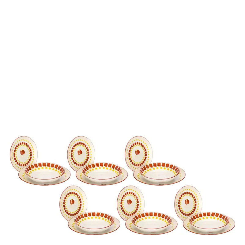 Thun - Set 18 pz tavola linea Tulipani | rohome