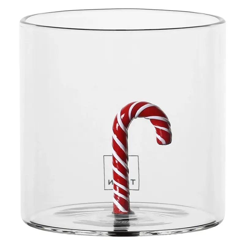 Thun - Set 2 bicchieri con candy cane linea sorprese di Natale | Rohome