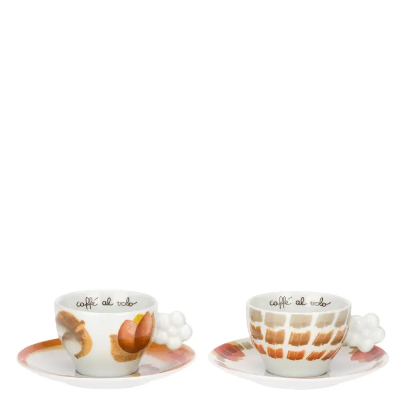 Thun - Set 2 tazze medie in porcellana linea Tulipani | Rohome