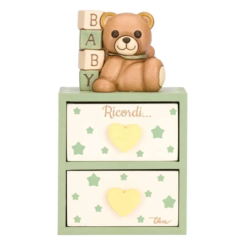 Thun - Set mini cassettiera con Teddy | Rohome