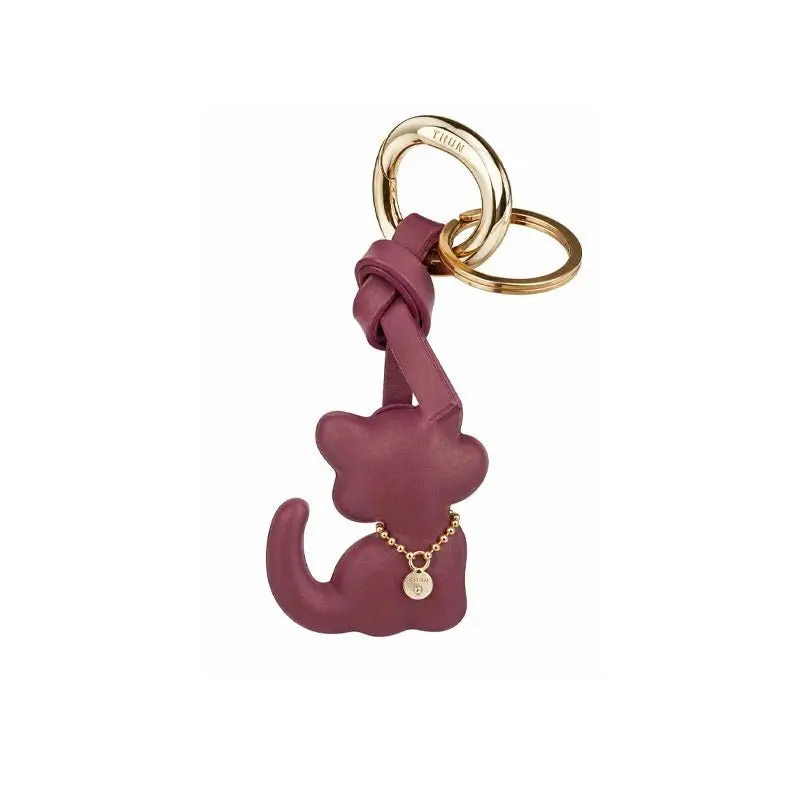 Thun – Thun – Portachiavi a forma di gatto in ecopelle  | Rohome