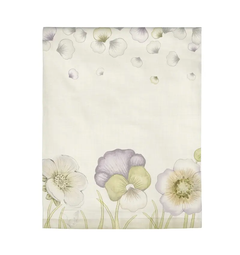 Thun - Tovaglia 12 posti antimacchia bloom 260x150cm | Rohome