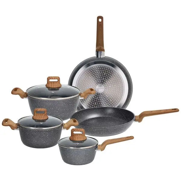 Tognana - Batteria di pentole e padelle 8 pezzi Wild Stone | Rohome