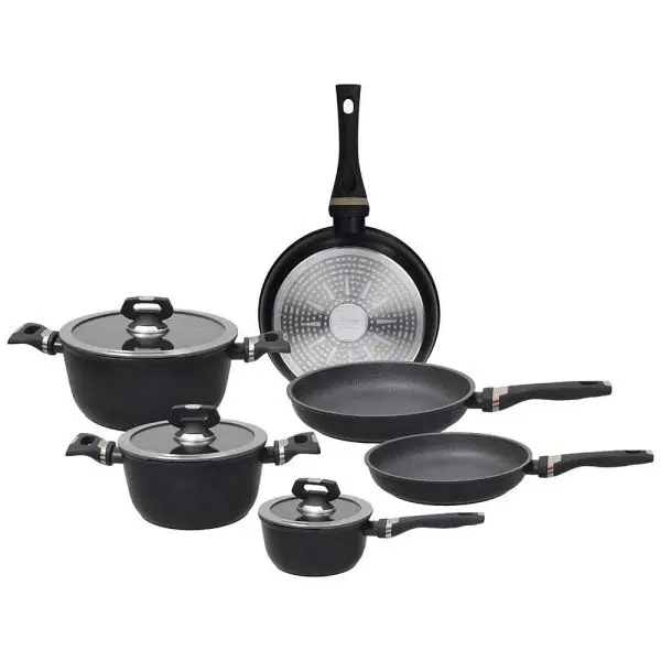 Tognana - Batteria di pentole e padelle 9 pezzi Alluminio Italika | Rohome