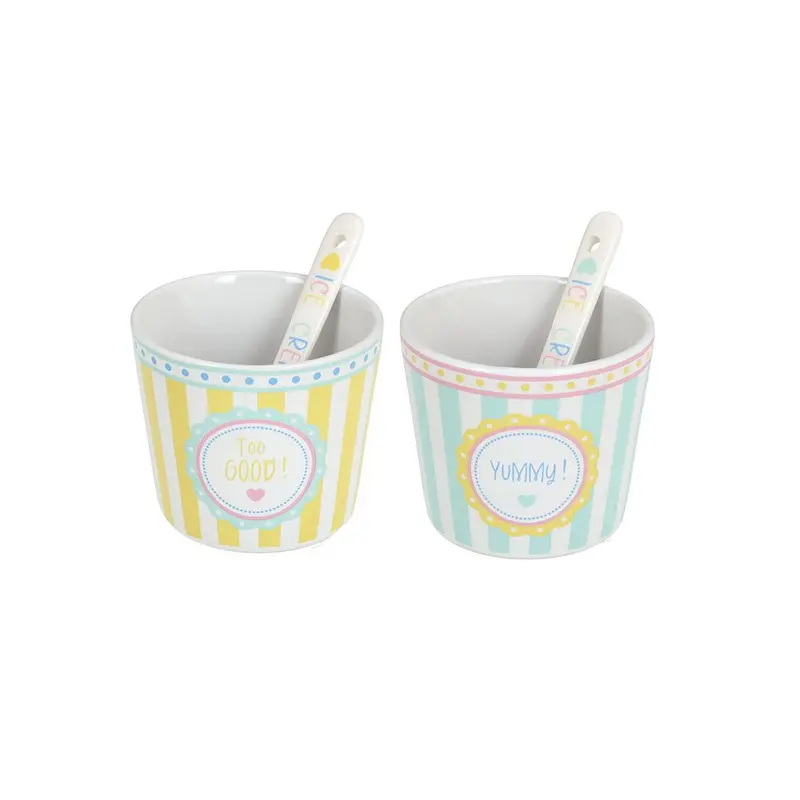 Tognana - Set 2 coppette con cucchiaio 260cc | Rohome