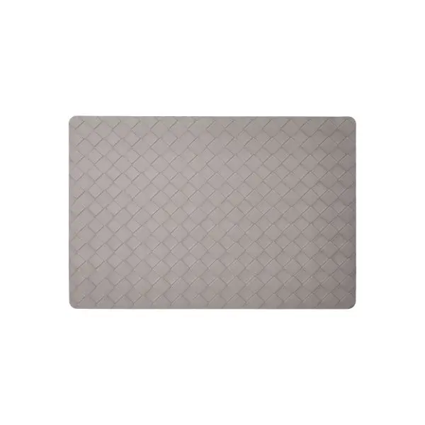 Tognana - Tovaglietta 45x30cm in pvc ecopelle grigio | Rohome