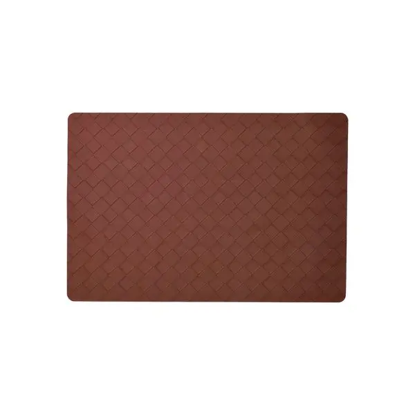 Tognana - Tovaglietta 45x30cm in pvc ecopelle marrone| Rohome