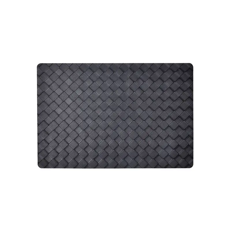 Tognana - Tovaglietta 45x30cm in pvc ecopelle nera | Rohome