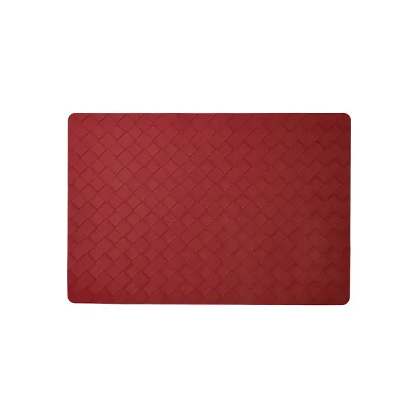 Tognana - Tovaglietta 45x30cm in pvc ecopelle rossa | Rohome