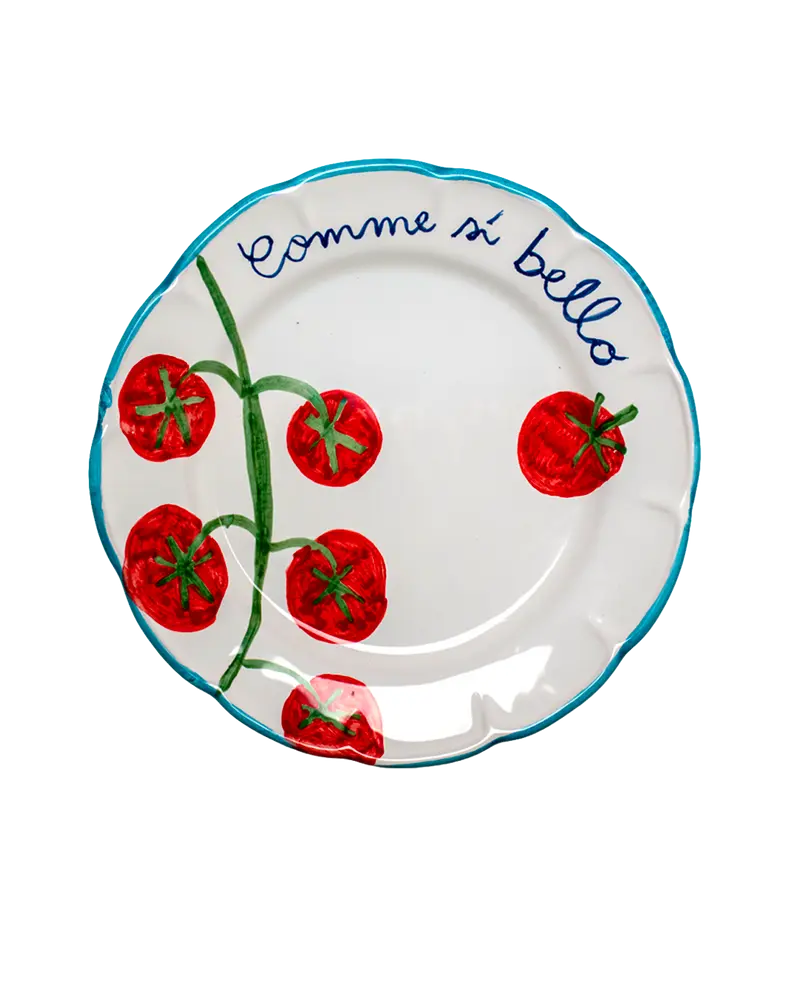 Tomato Dinner Plate - Comme Si Bello