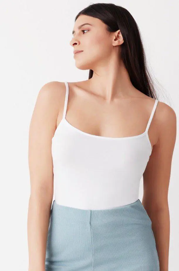 Top cotone bielastico