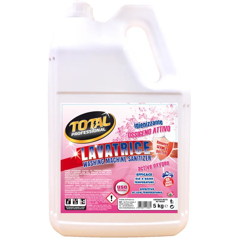 TOTAL PROFESSIONAL LAVATRICE OSSIGENO ATTIVO IGIENIZZANTE TANICA 5 KG