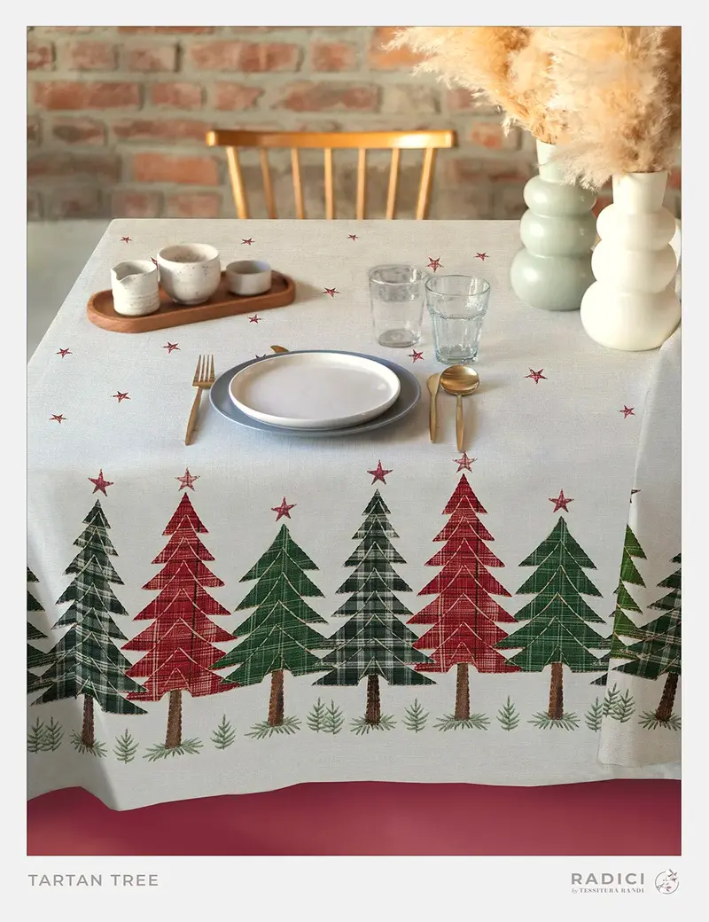 Tovaglia antimacchia Tartan tree