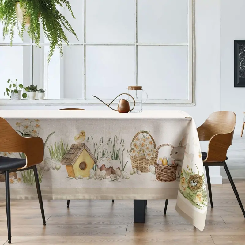 Tovaglia Pasquale in stampa digitale 140x240 lily | Rohome