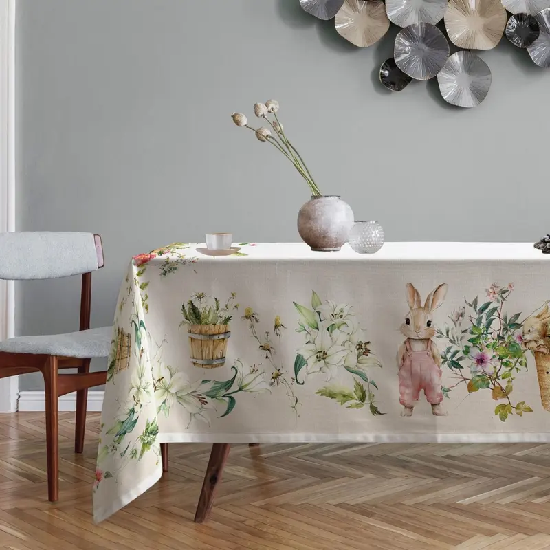 Tovaglia Pasquale in stampa digitale 140x240 sula | Rohome
