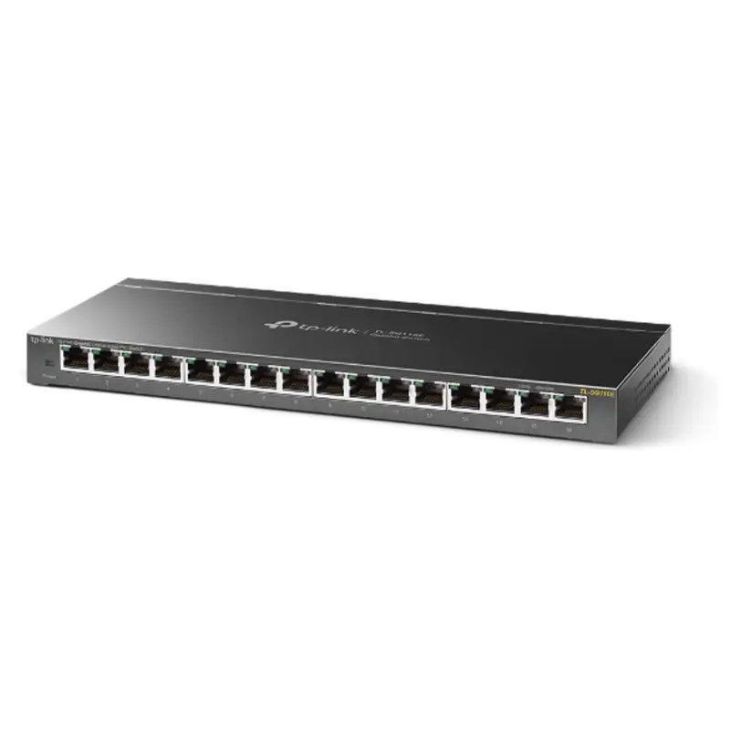 TP-Link TL-SG116E Non gestito L2 Gigabit Ethernet (10/100/1000) Nero