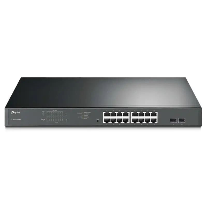 TP-Link TL-SG1218MPE Gestito L2 Gigabit Ethernet (10/100/1000) Supporto Power over Ethernet (PoE) 1U Nero