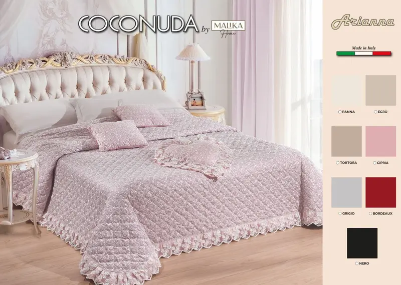 Trapuntino con Tutto Macramè e Organza Ricamato