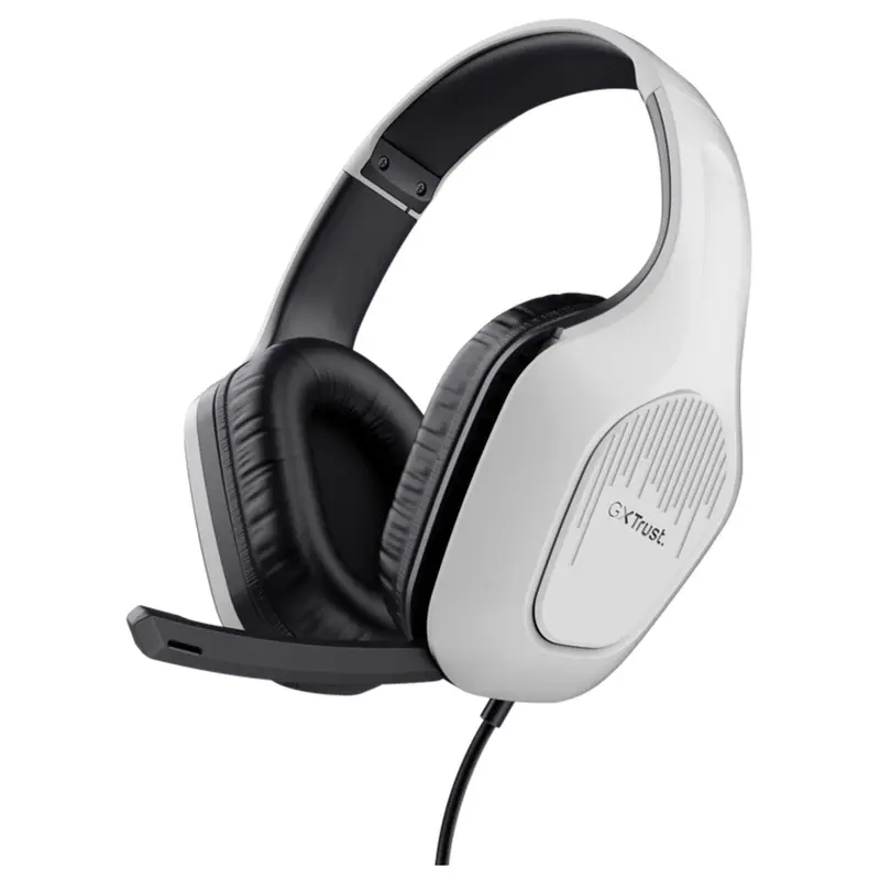 Trust GXT 415PS ZIROX Auricolare Cablato A Padiglione Gaming Nero, Bianco