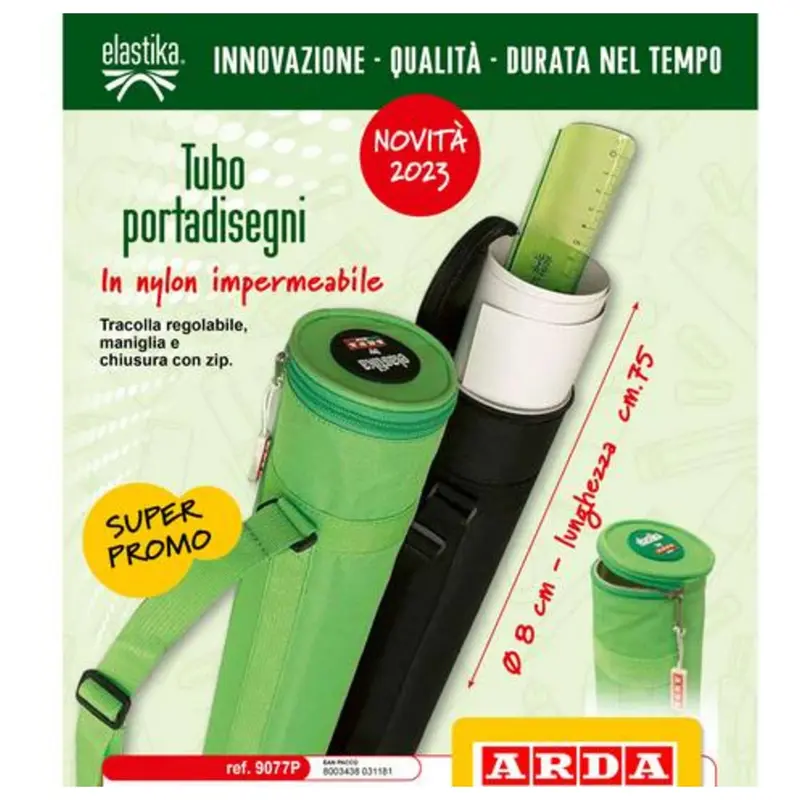 Tubo Portadisegno In Nylon Cm.75 X1