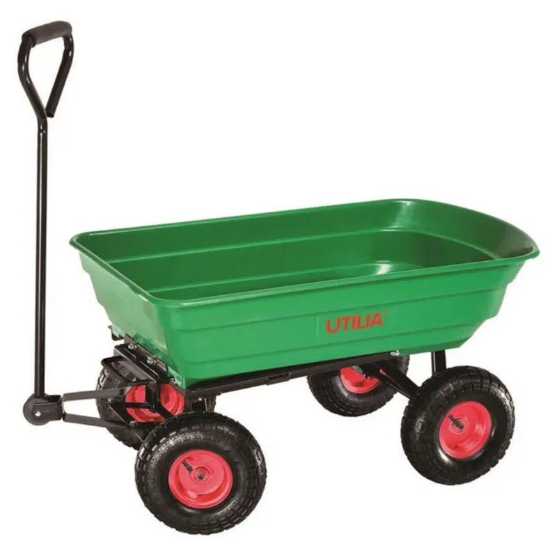 Utilia Carrello Ribaltabile Da Giardino Lt. 75 Portata Max Kg. 250
