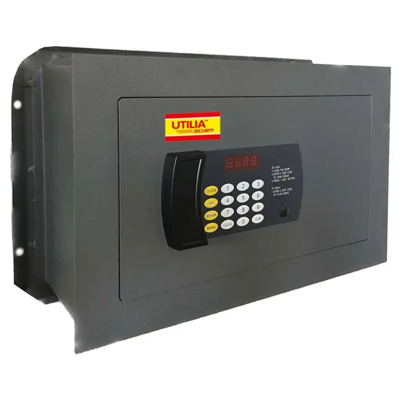 Utilia Security Cassaforte Elettronica Da Muro Chiusura Con Combinatore Mm. 360X195X230 H