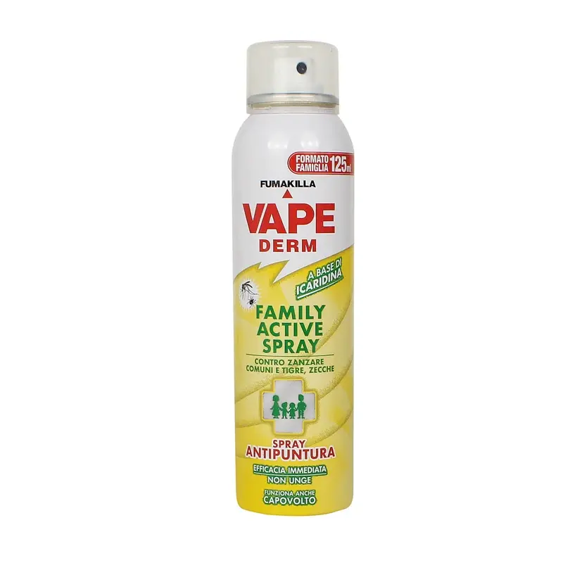 VAPE DERM FAMILY ACTIVE SPRAY ANTIPUNTURA 125 ML
