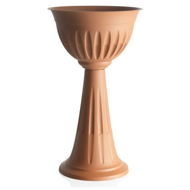 Vaso A Colonna Alba Col. Terracotta Ø Cm. 43X74,5 H