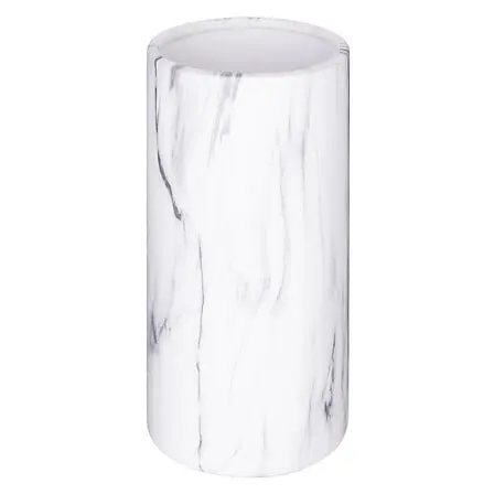 Vaso cilindro contemporaneo effetto marmo | Rohome