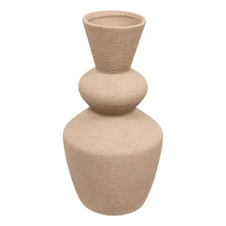 Vaso in ceramica colore beige totem | Rohome