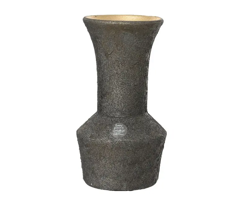 Vaso in terracotta stone look colore nero | Rohome
