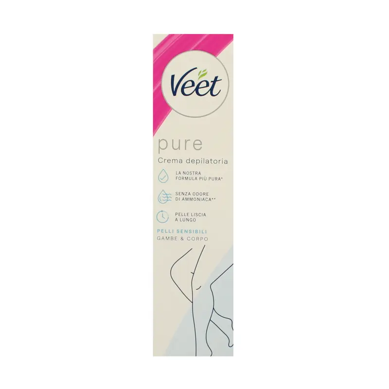 VEET CREMA DEPILATORIA 200 ML.PURE PELLI SENSIBILI