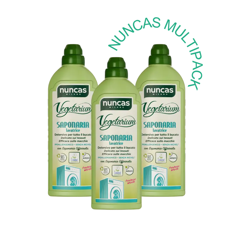 Vegetarium Saponaria Detersivo Lavatrice - 1000ml - Multipack