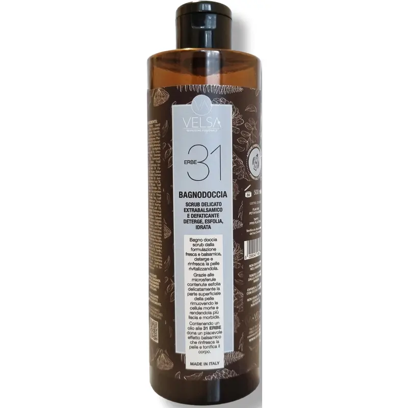 VELSA ERBE 31 BAGNODOCCIA SCRUB DELICATO EXTRABALSAMICO 500 ML