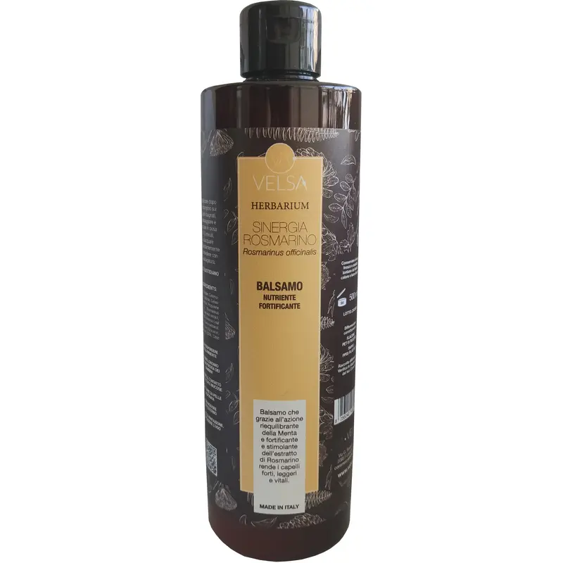 VELSA SINERGIA ROSMARINO BALSAMO NUTRIENTE FORTIFICANTE 500 ML