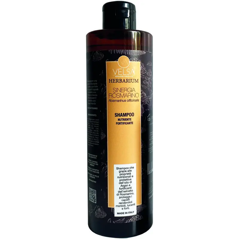 VELSA SINERGIA ROSMARINO SHAMPOO NUTRIENTE FORTIFICANTE 500 ML