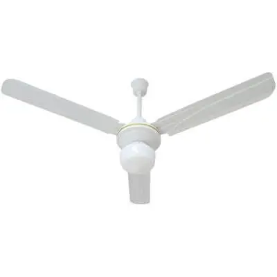 Ventilatore da Soffitto con Luce Melchioni 120cm 65W - 3 Pale 5 Velocità Bianco