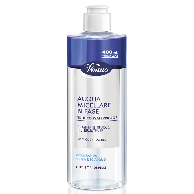 VENUS ACQUA MICELLARE BI-FASE TRUCCO WATERPROOF 400 ML