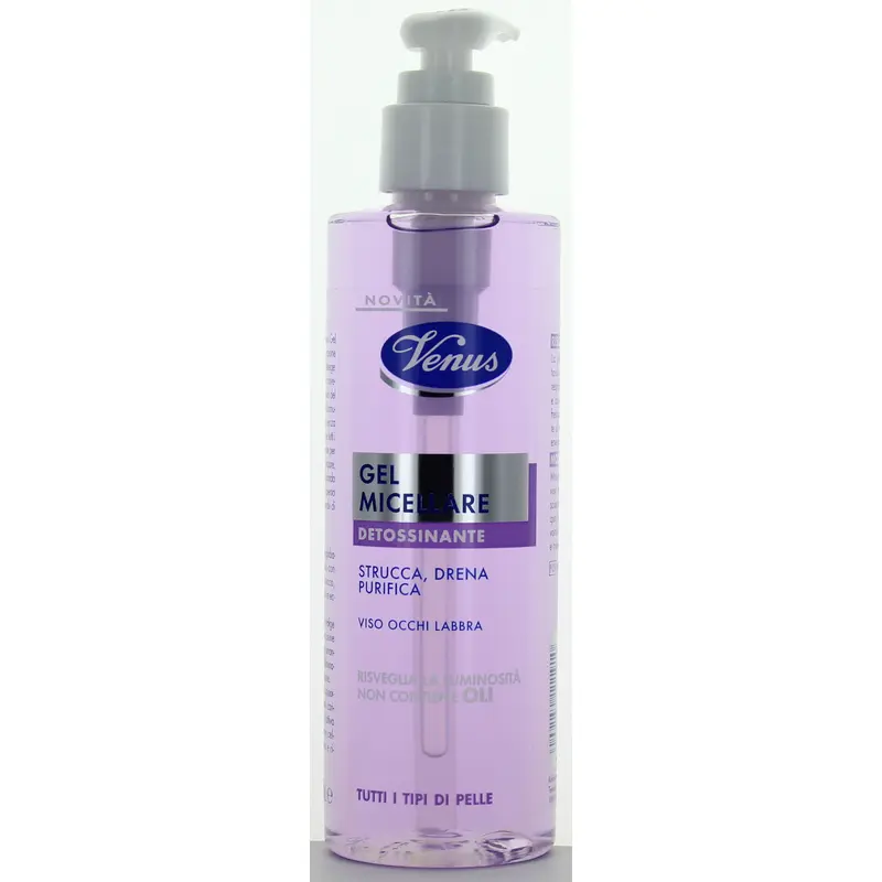 VENUS GEL MICELLARE DETOSSINANTE DETERGENTE VISO OCCHI LABBRA 200 ML