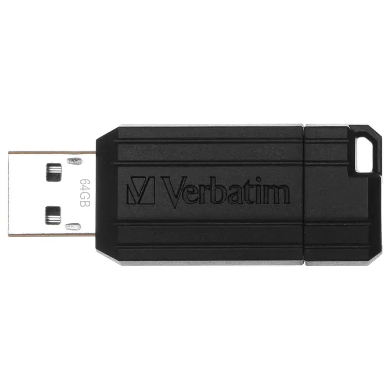 Verbatim PinStripe - Memoria USB da 64 GB - Nero