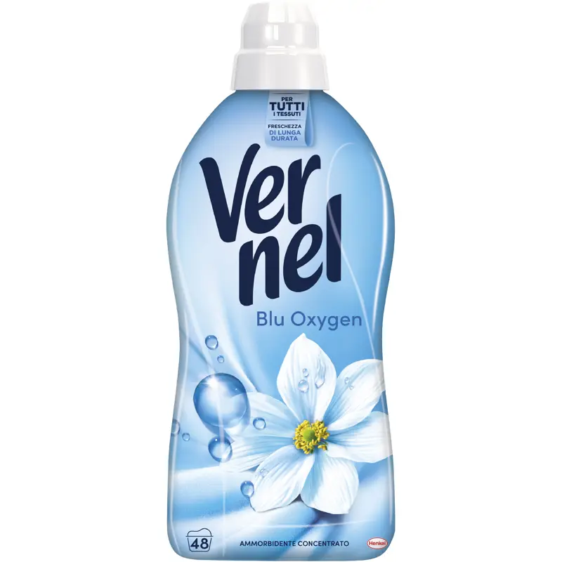 VERNEL AMMORBIDENTE CONCENTRATO BLU OXYGEN 48 LAVAGGI 1056 ML