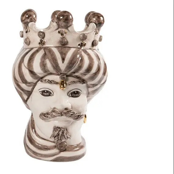 Verus - Testa di moro collezione sabbia Man h.30 | Rohome