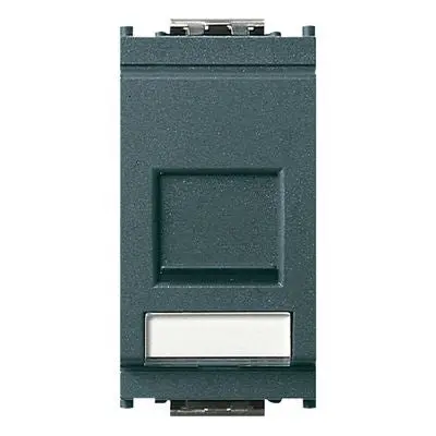 VIMAR 16358.8 Presa Dati Serie IDEA RJ45 Cat.5E Non Schermato Antracite - Connessione Ethernet
