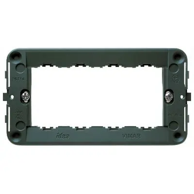 VIMAR 16714 Supporto Serie IDEA 4 Moduli - Scatola Incasso Rettangolare Professionale