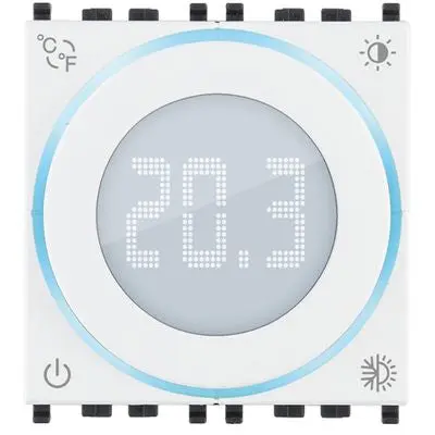 VIMAR 2970B TERMOSTATO ELETTRONICO 230VAC 2M BIANCO