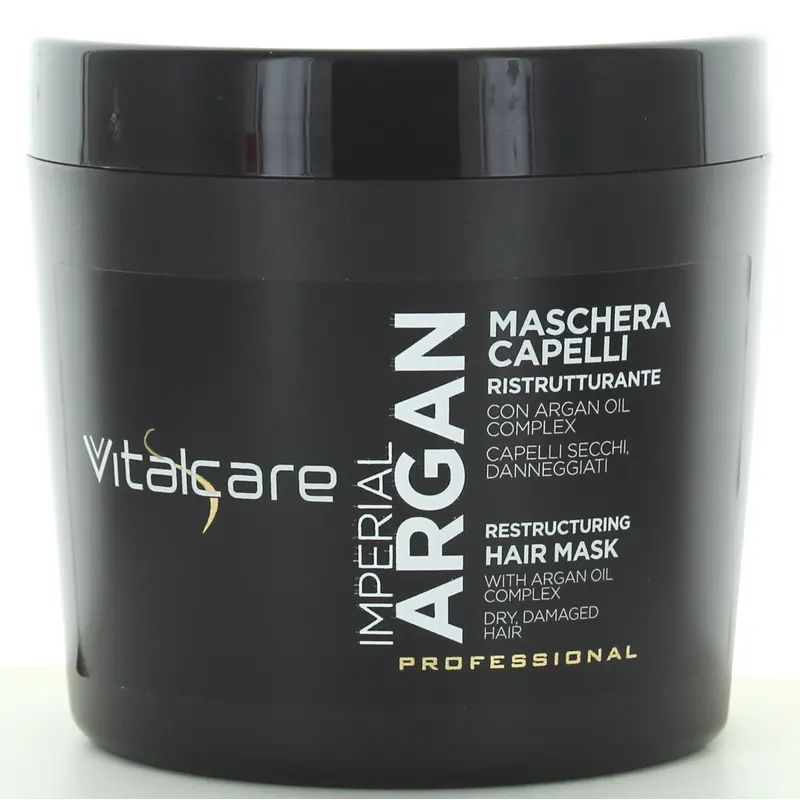 VITALCARE IMPERIAL ARGAN MASCHERA CAPELLI RISTRUTTURANTE CAPELLI SECCHI DANNEGGIATI 500 ML