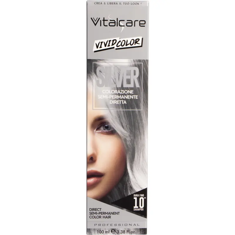 VITALCARE VIVID COLOR SILVER COLORAZIONE CAPELLI SEMI PERMANENTE 100 ML