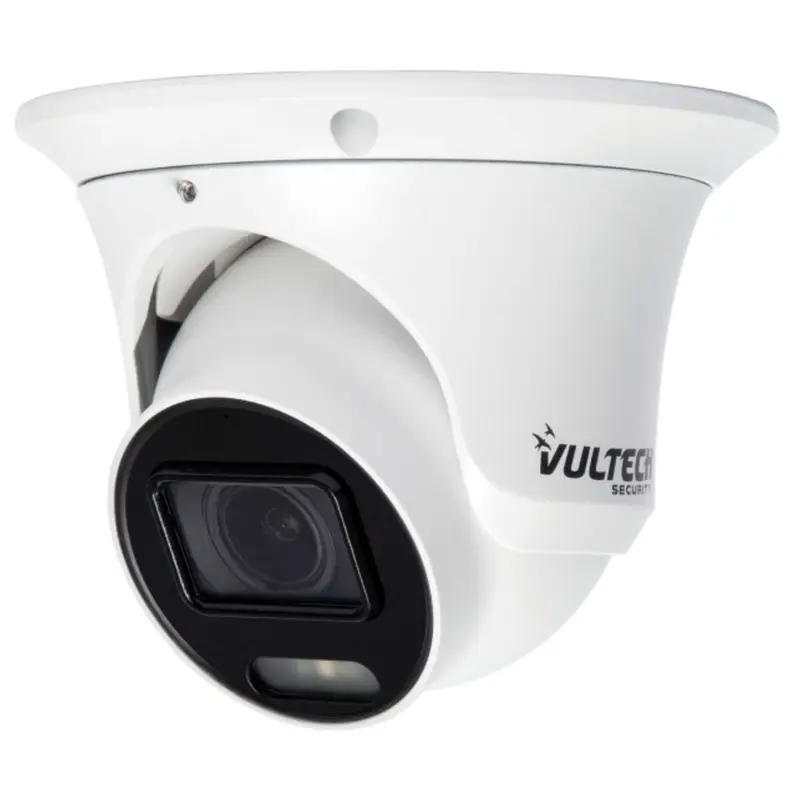 Vultech Security IP Camera ECO 8MP Dome Ottica Varifocale Motorizzata 2,7 -13,5 Mm Varifocale POE - IP67- H265+ Con Microfono E Slot SD