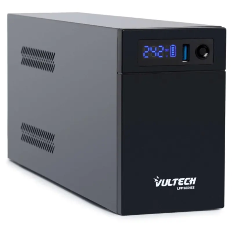 Vultech UPS1400VA-LFP gruppo di continuità (UPS) A linea interattiva 1,4 kVA 700 W 2 presa(e) AC