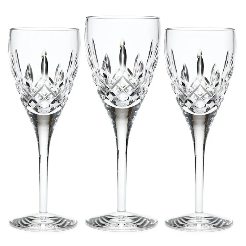 Waterford Set 3 Calici Cristallo Lismore 50th Collezione